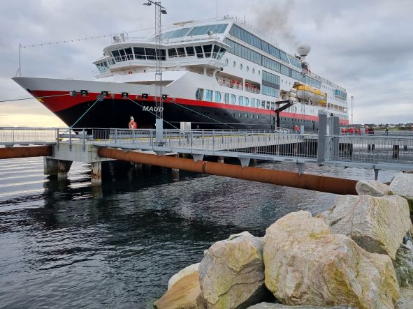 MS Maud anløp på Frøya 2022